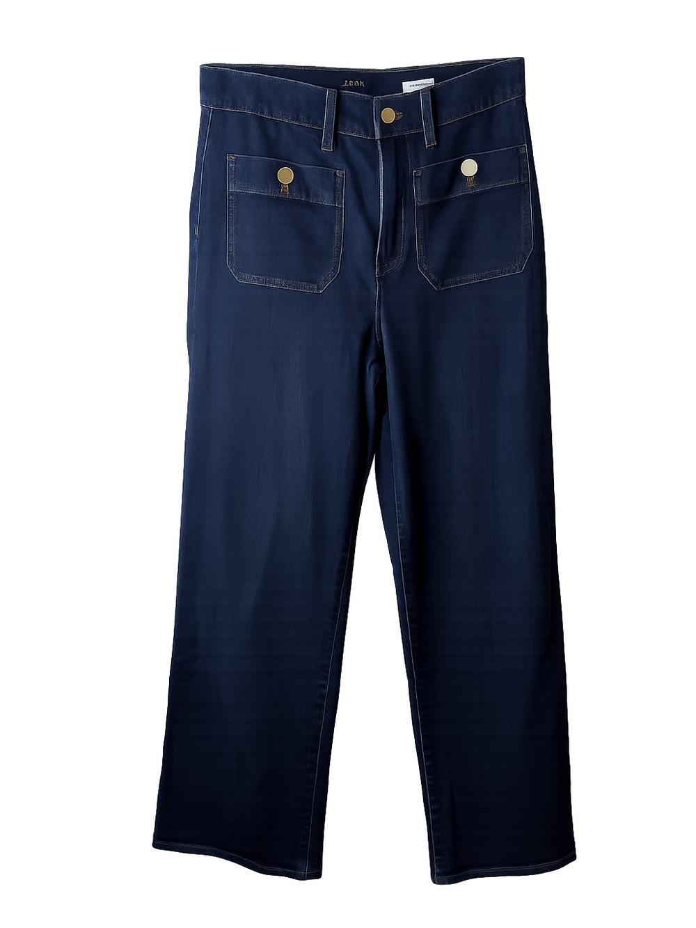 J.Crew Premium Edition Full-Length Sailor Wide-Leg Jeans Dark Wash Size 27 - Picture 2 of 13